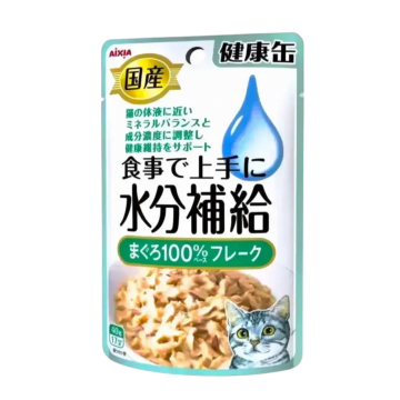 Aixia Wet Pouch Kenko Water Supplement Tuna Flakes 40g